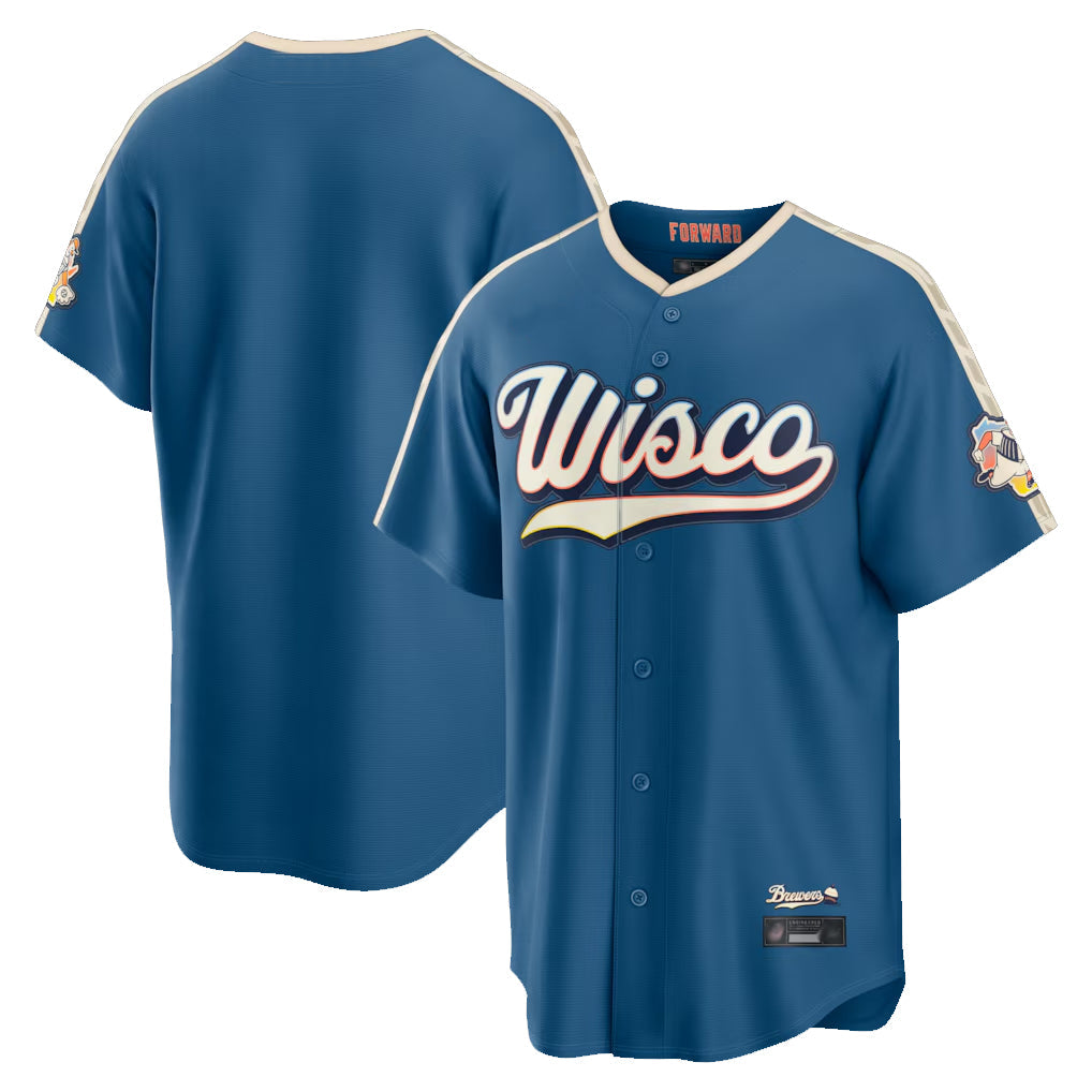 Silnrao M.Brewers ## Brewers Blank Player Blue 2026 City Connect Home Game Stitched Jerseys