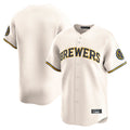 Silnrao M.Brewers ## Brewers Blank Player Cream Home Limited Game Stitched Jerseys