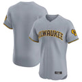 Silnrao M.Brewers ## Brewers Blank Player Gray Home Limited Elite Stitched Jerseys