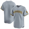 Silnrao M.Brewers ## Brewers Blank Player Gray Home Limited Stitched Jerseys