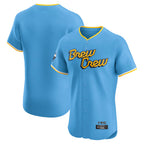 Silnrao M.Brewers ## Brewers Blank Player Light Blue City Connect Home Limited Elite Stitched Jerseys