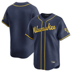 Silnrao M.Brewers ## Brewers Blank Player Navy Home Limited Stitched Jerseys