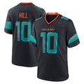 Silnrao M.Dolphins #10 Tyreek Hill Player Blue Rivalries Collection Game Stitched Jerseys