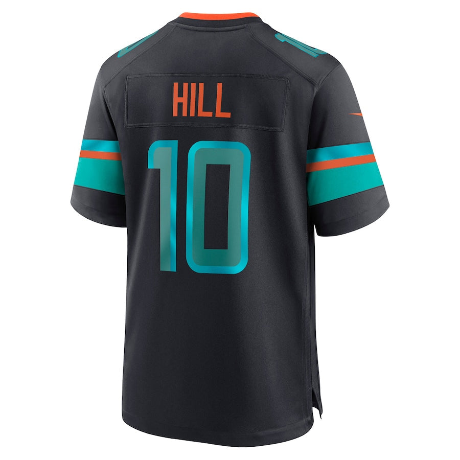 Silnrao M.Dolphins #10 Tyreek Hill Player Blue Rivalries Collection Game Stitched Jerseys