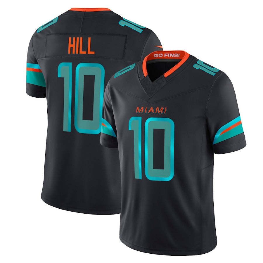 Silnrao M.Dolphins #10 Tyreek Hill Player Blue Rivalries Collection Vapor Limited Stitched Jerseys