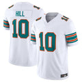 Silnrao M.Dolphins #10 Tyreek Hill White Vapor F.U.S.E. Limited Jersey American Stitched Jerseys