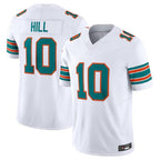 Silnrao M.Dolphins #10 Tyreek Hill White Vapor F.U.S.E. Limited Jersey American Stitched Jerseys
