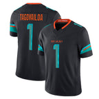Silnrao M.Dolphins #1 Tua Tagovailoa Player Blue Rivalries Collection Vapor Limited Stitched Jerseys