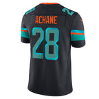 Silnrao M.Dolphins #28 De¡¯Von Achane Player Blue Rivalries Collection Vapor Limited Stitched Jerseys