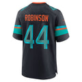 Silnrao M.Dolphins #44 Chop Robinson Player Pitch Blue Rivalries Collection Game Stitched Jerseys