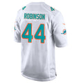 Silnrao M.Dolphins #44 Chop Robinson Player White Home Game Stitched Jerseys