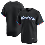 Silnrao M.Marlins ## Marlins Blank Player Black  Home Limited Stitched Jerseys