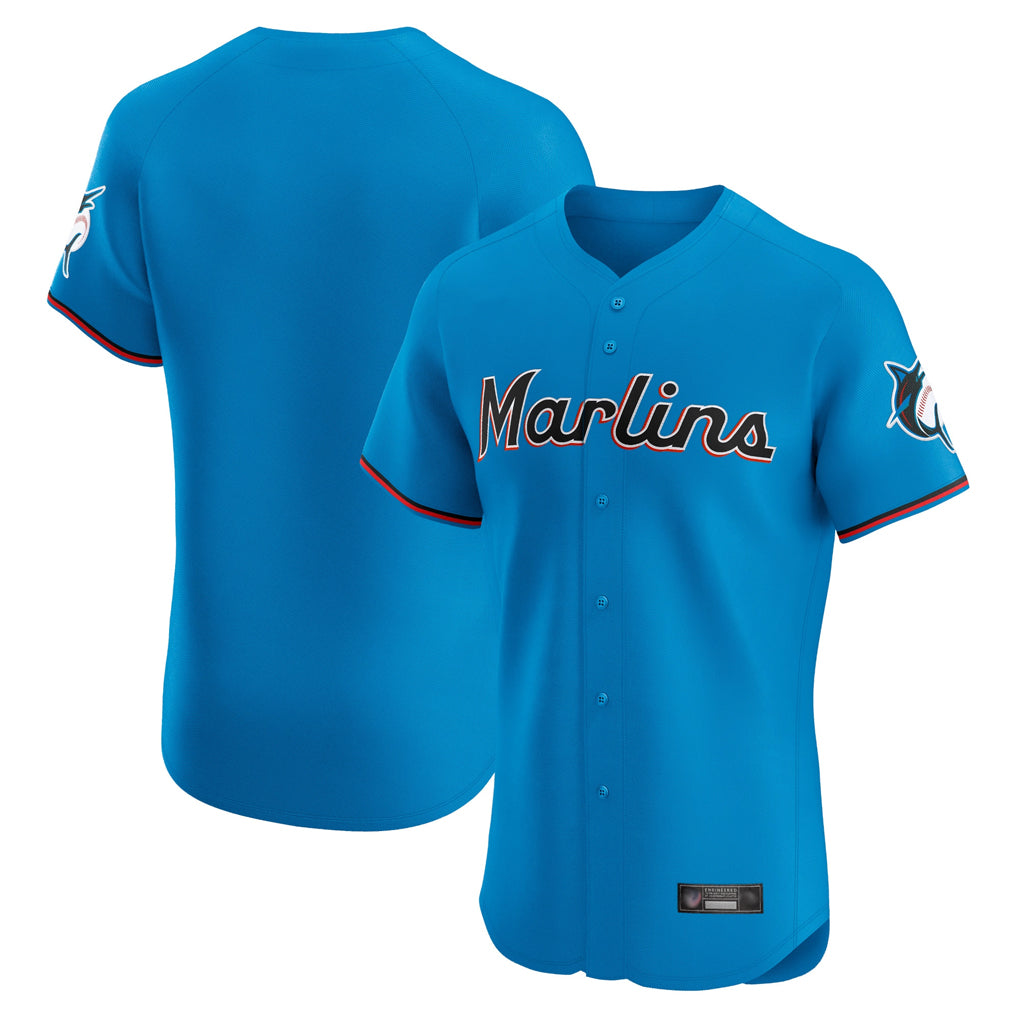 Silnrao M.Marlins ## Marlins Blank Player Blue Home Limited Elite Stitched Jerseys
