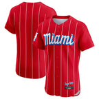 Silnrao M.Marlins ## Marlins Blank Player Red City Connect Home Limited Elite Stitched Jerseys
