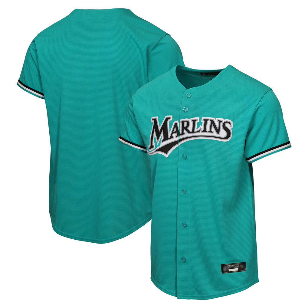 Silnrao M.Marlins ## Marlins Blank Player Teal Mitchell & Ness Cooperstown Collection Game Stitched Jerseys