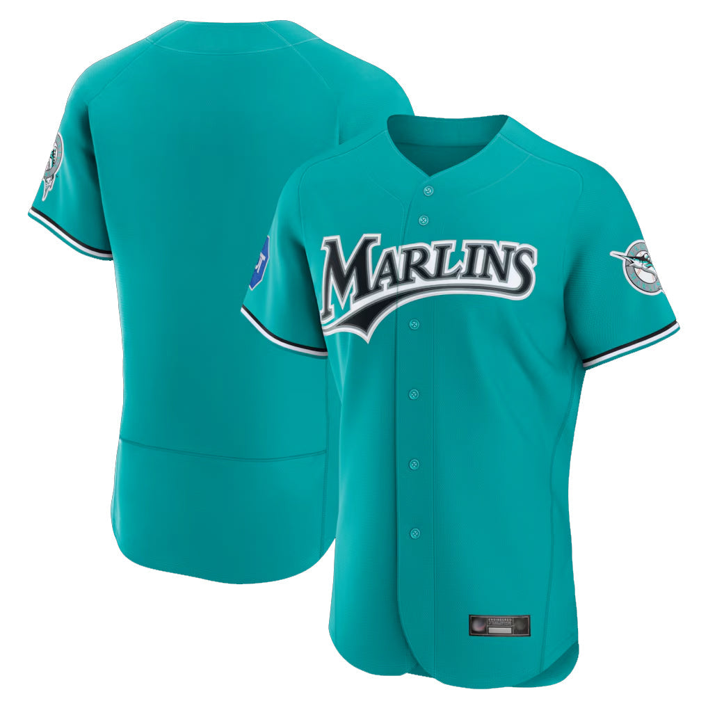 Silnrao M.Marlins ## Marlins Blank Player Teal Mitchell & Ness Cooperstown Collection Limited Elite Stitched Jerseys