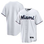 Silnrao M.Marlins ## Marlins Blank Player White  Home Game Stitched Jerseys