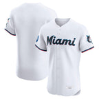 Silnrao M.Marlins ## Marlins Blank Player White  Home Limited Elite Stitched Jerseys