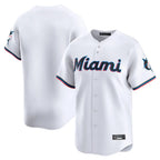 Silnrao M.Marlins ## Marlins Blank Player White  Home Limited Stitched Jerseys