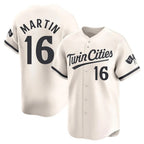 Silnrao M.Twins #16 Austin Martin Player Cream Home Limited Stitched Jerseys