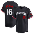 Silnrao M.Twins #16 Austin Martin Player Navy Home Limited Stitched Jerseys