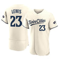 Silnrao M.Twins #23 Royce Lewis Player Cream Home Limited Elite Stitched Jerseys