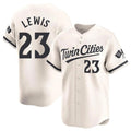 Silnrao M.Twins #23 Royce Lewis Player Cream Home Limited Stitched Jerseys