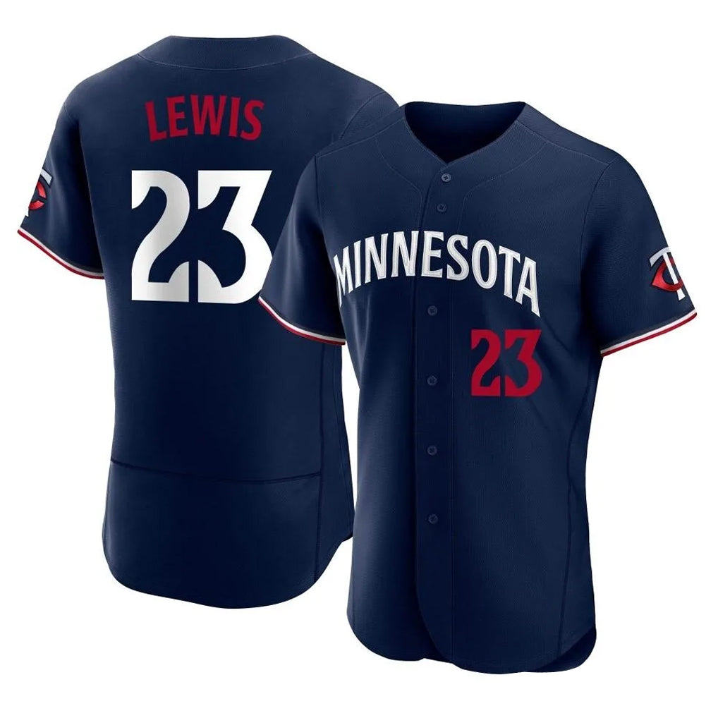 Silnrao M.Twins #23 Royce Lewis Player Navy Replica Home Limited Elite Stitched Jerseys