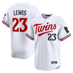 Silnrao M.Twins #23 Royce Lewis Player White Home Limited Stitched Jerseys