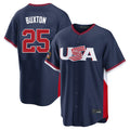 Silnrao M.Twins #25 Byron Buxton Player Navy USA 2026 World Classic Limited Home Stitched Jerseys