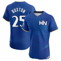 Silnrao M.Twins #25 Byron Buxton Player Royal City Connect Limited Elite Home Stitched Jerseys