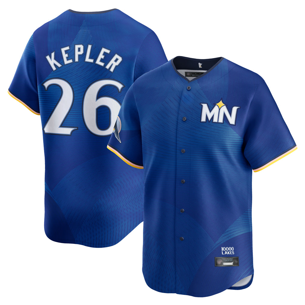 Silnrao M.Twins #26 Max Kepler Player Royal City Connect Limited Home Stitched Jerseys
