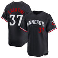 Silnrao M.Twins #37 Victor Caratini Player Navy Home Limited Stitched Jerseys