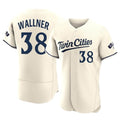 Silnrao M.Twins #38 Matt Wallner Player Cream Home Limited Elite Stitched Jerseys