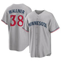 Silnrao M.Twins #38 Matt Wallner Player Gray Game Limited Home Stitched Jerseys