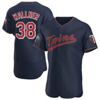 Silnrao M.Twins #38 Matt Wallner Player Navy 60th Home Limited Elite Stitched Jerseys