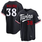 Silnrao M.Twins #38 Matt Wallner Player Navy Home Game Stitched Jerseys