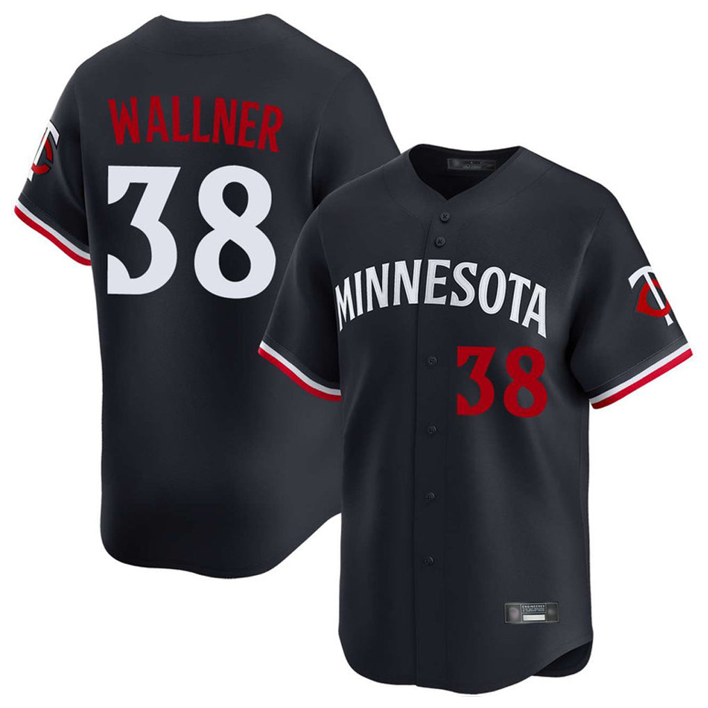 Silnrao M.Twins #38 Matt Wallner Player Navy Home Limited Stitched Jerseys