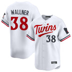 Silnrao M.Twins #38 Matt Wallner Player White Home Limited Elite Stitched Jerseys