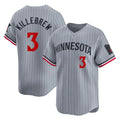 Silnrao M.Twins #3 Harmon Killebrew Player Gray Home Limited Stitched Jerseys