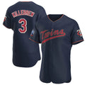 Silnrao M.Twins #3 Harmon Killebrew Player Navy 60th Home Limited Elite Stitched Jerseys