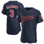 Silnrao M.Twins #3 Harmon Killebrew Player Navy 60th Home Limited Elite Stitched Jerseys