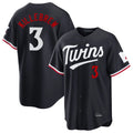 Silnrao M.Twins #3 Harmon Killebrew Player Navy Home Game Stitched Jerseys