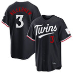 Silnrao M.Twins #3 Harmon Killebrew Player Navy Home Game Stitched Jerseys
