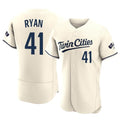 Silnrao M.Twins #41 Joe Ryan Player Cream Home Limited Elite Stitched Jerseys