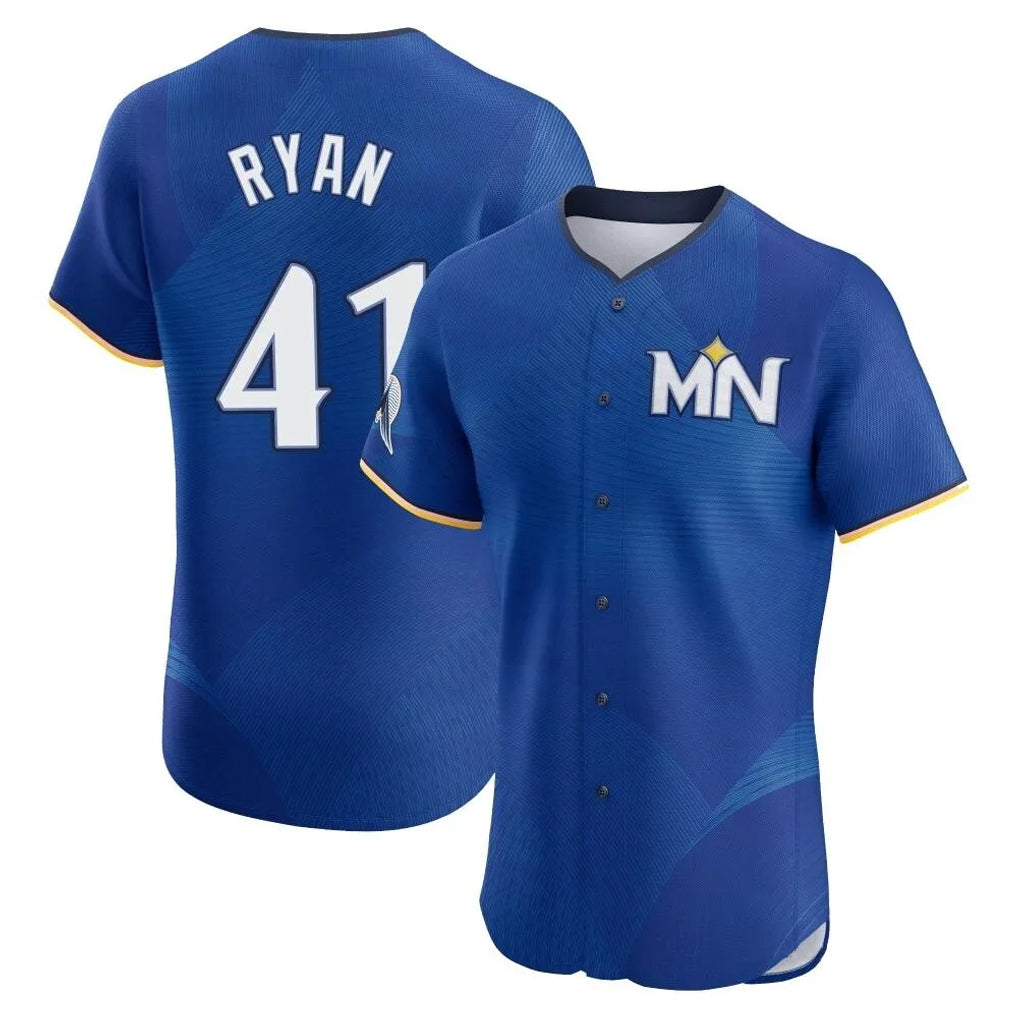 Silnrao M.Twins #41 Joe Ryan Player Royal City Connect Limited Elite Home Stitched Jerseys