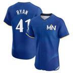Silnrao M.Twins #41 Joe Ryan Player Royal City Connect Limited Elite Home Stitched Jerseys