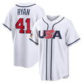 Silnrao M.Twins #41 Joe Ryan Player White USA 2026 World Classic Limited Home Stitched Jerseys