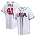 Silnrao M.Twins #41 Joe Ryan Player White USA 2026 World Classic Limited Home Stitched Jerseys