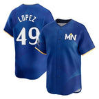 Silnrao M.Twins #49 Pablo Lopez Player Royal City Connect Limited Home Stitched Jerseys